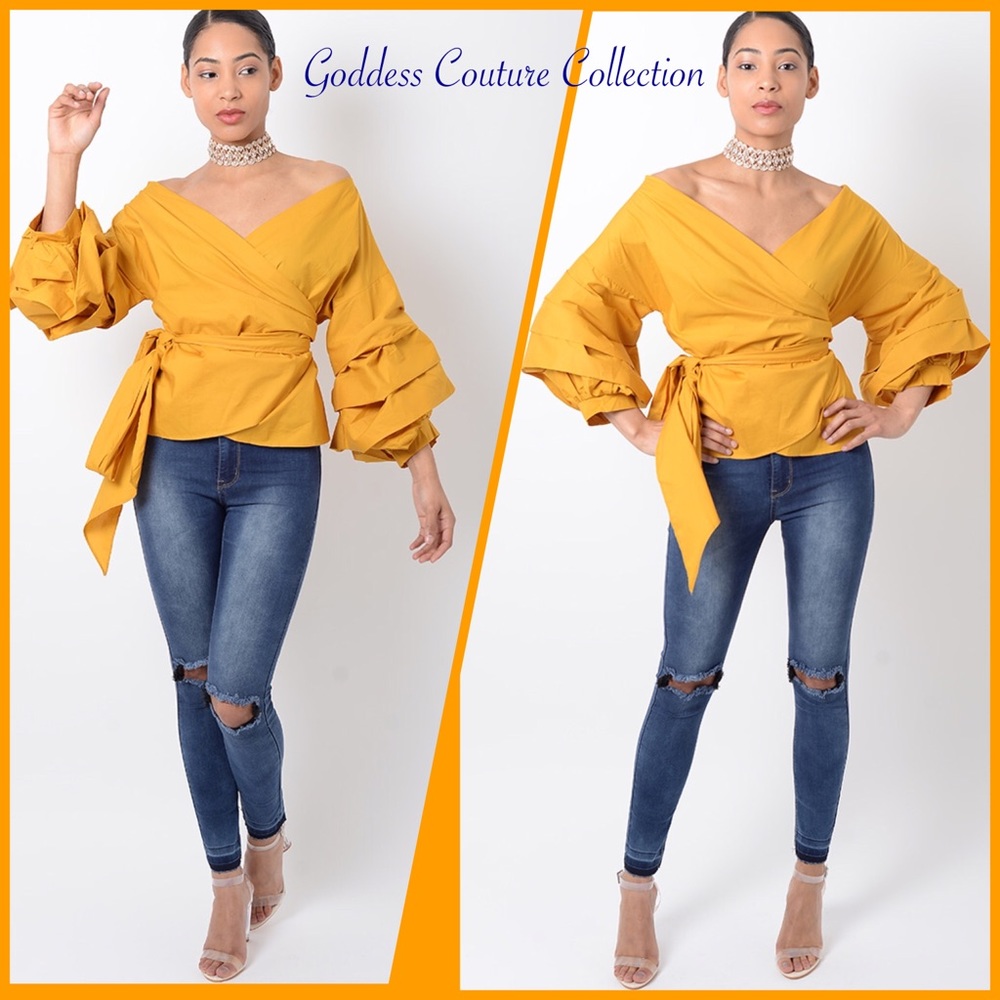 Off The Shoulder Ruffle Top